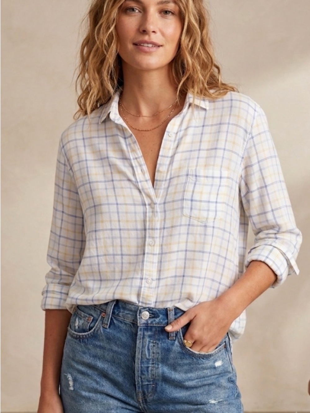 Frank & Eileen Top Blouse Button-Down Shirt